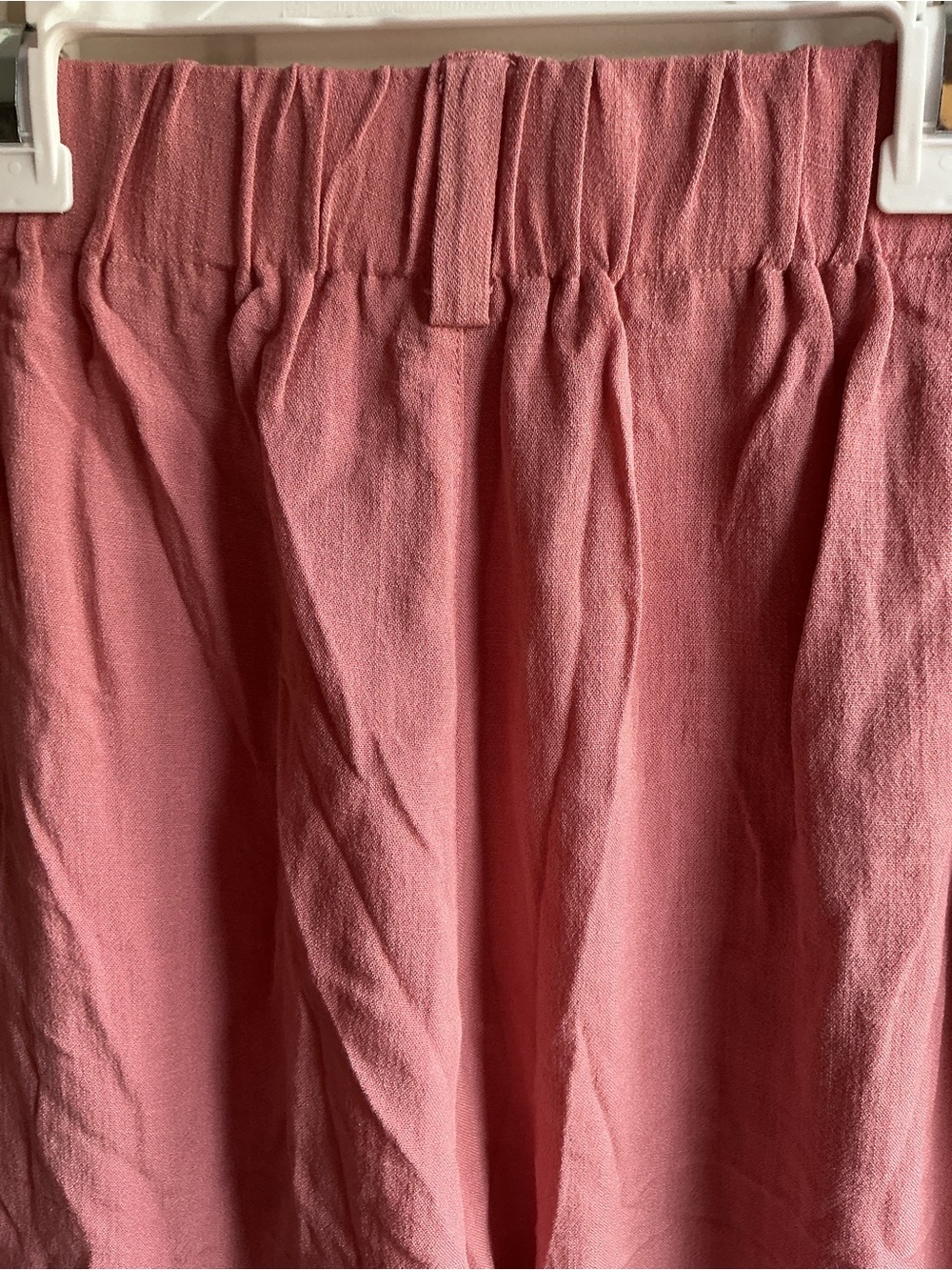 Halara Wide Leg Dress Pants 1X Dusty Pink High Rise Pull On Office Casual - Picture 4 of 11